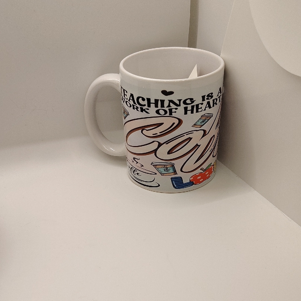 Inspirational Teacher 11oz Coffee Mug - White
